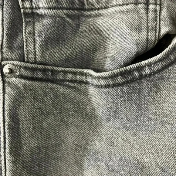 Levi’s Signature Black Label 38x30 Slim Straight Leg Gray Jeans - Picture 7 of 10